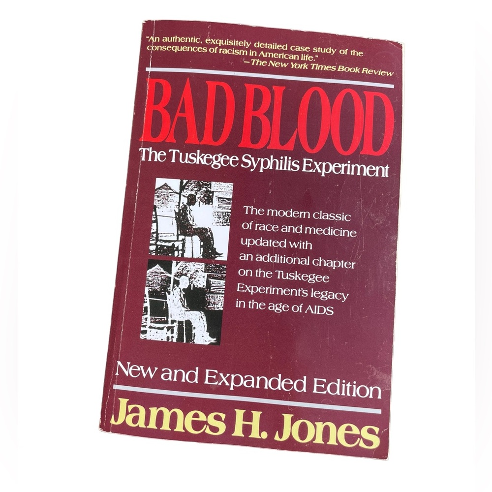 Book Softcover Bad Blood The Tuskegee Syphilis Experiment Good Condition